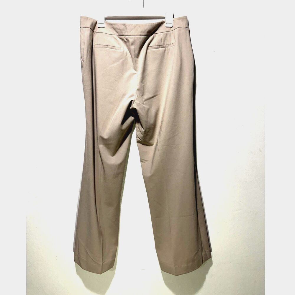 Calvin Klein trouser pants classic fit wide leg career business casual women 14